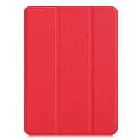 Red Leather Folio Case with Smart Cover (iPad 9.7-inch 2017/2018)