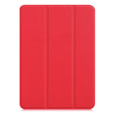 Red Leather Folio Case with Smart Cover (iPad 10.9-inch 2022)