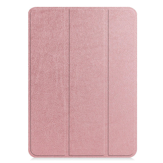 Rose Gold Leather Folio Case with Smart Cover (iPad 9.7-inch)