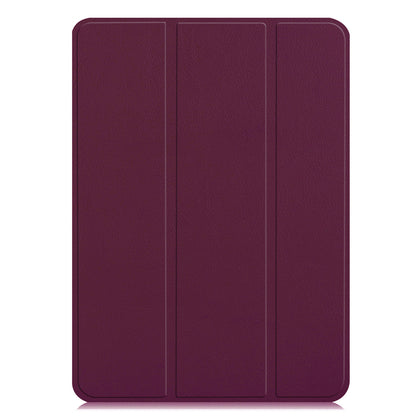Wine Leather Folio Case with Smart Cover (iPad Air 10.9-inch 2020-2022)