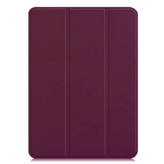 Wine Leather Folio Case with Smart Cover (iPad Pro 12.9-inch 2018-2022)