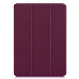 Wine Leather Folio Case with Smart Cover (iPad Pro 12.9-inch 2020/2021)