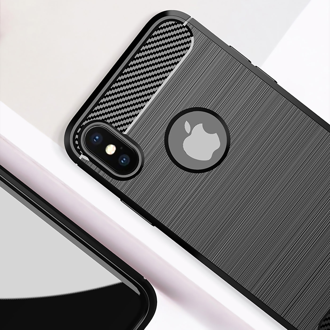 Navy Brushed Metal Case (iPhone X/XS)