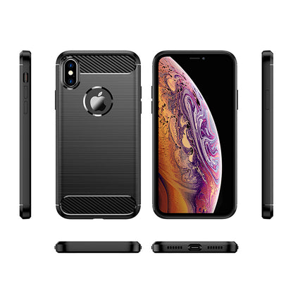 Navy Brushed Metal Case (iPhone X/XS)