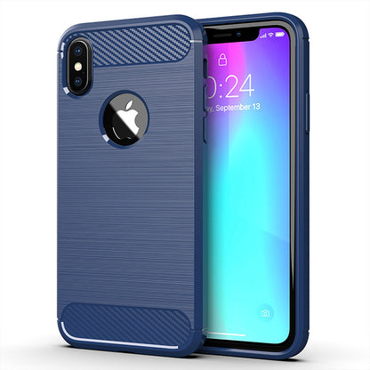 Navy Brushed Metal Case (iPhone X/XS)