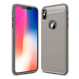 Grey Brushed Metal Case (iPhone XS Max)