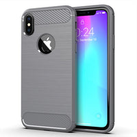 Grey Brushed Metal Case (iPhone X/XS)