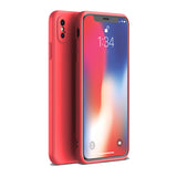 Matte Red Soft Case (iPhone XS Max)