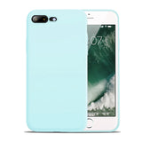 Matte Mint Blue Soft Case (iPhone 7+/8+)