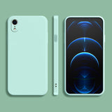 Matte Mint Blue Soft Case (iPhone XR)