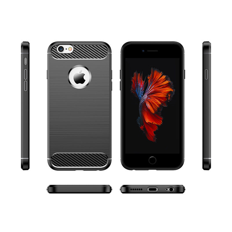 Red Brushed Metal Case (iPhone 6+/6S+)