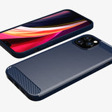 Red Brushed Metal Case (iPhone 12 Pro Max)