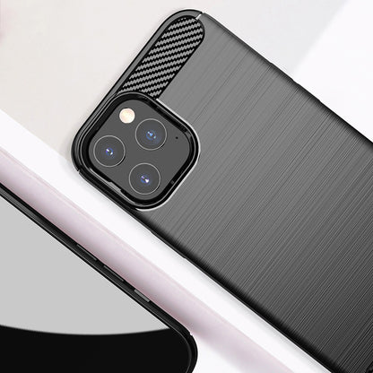 Black Brushed Metal Case (iPhone 12 Pro)
