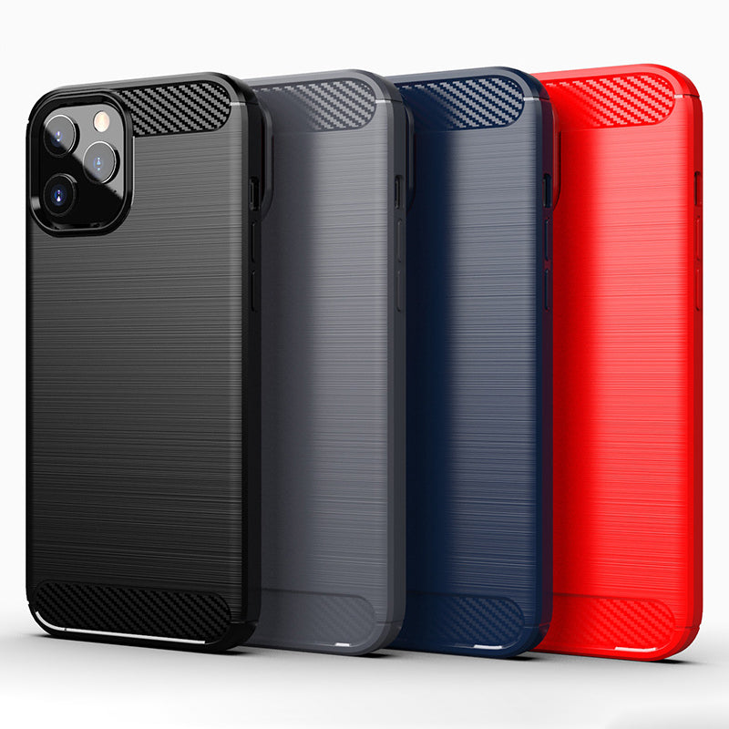Navy Brushed Metal Case (iPhone 12 Pro)