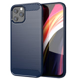 Navy Brushed Metal Case (iPhone 12 Pro)