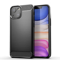 Black Brushed Metal Case (iPhone 13 Mini)