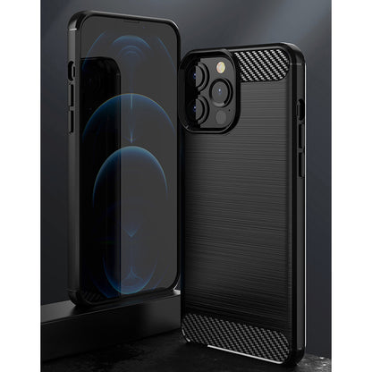 Black Brushed Metal Case (iPhone 13 Pro)