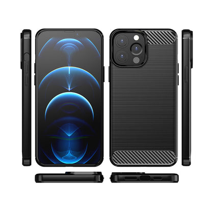 Black Brushed Metal Case (iPhone 13 Pro Max)