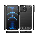 Black Brushed Metal Case (iPhone 13 Pro)