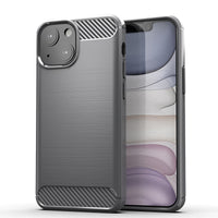 Grey Brushed Metal Case (iPhone 13 Mini)