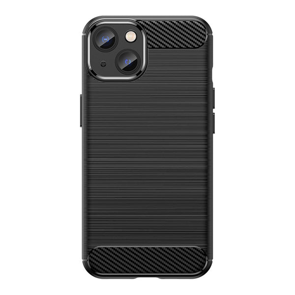 Black Brushed Metal Case (iPhone 14 Plus)