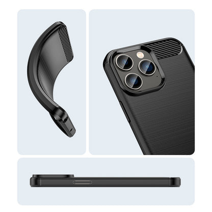 Navy Brushed Metal Case (iPhone 14 Pro Max)