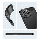Black Brushed Metal Case (iPhone 14 Pro Max)
