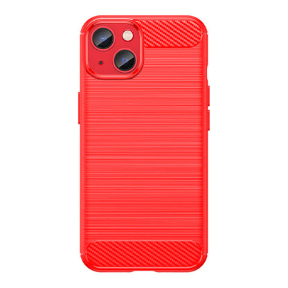 Red Brushed Metal Case (iPhone 14)