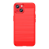 Red Brushed Metal Case (iPhone 14)