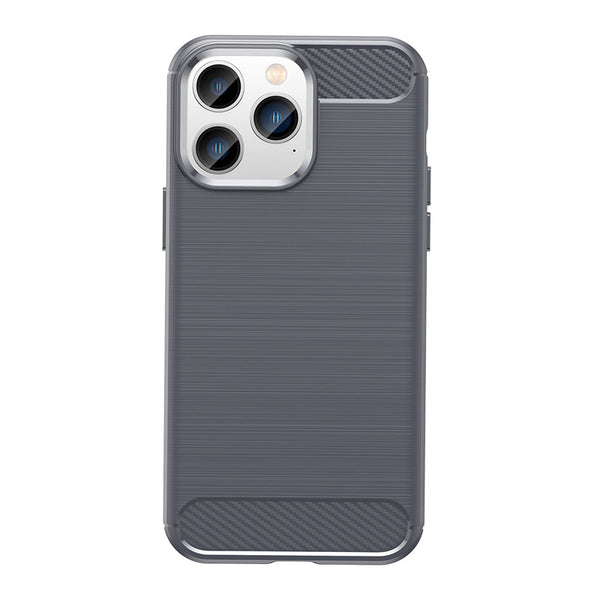 Grey Brushed Metal Case (iPhone 14 Pro)