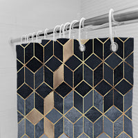 Marble Tessellation Shower Curtain